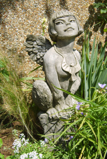 Cleo sphinx sculpture for the garden