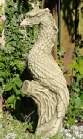 Phoenix mythical gothic statue garden ornament